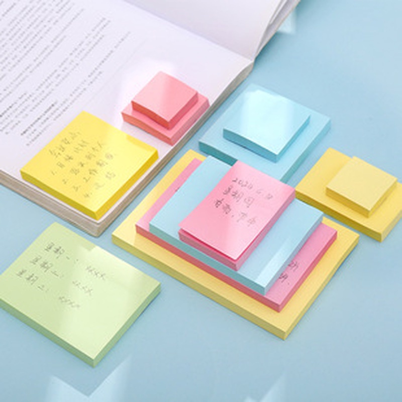 Creativity Sticky Notes Student Notebook Memo Pads Stationery Supply Random Color