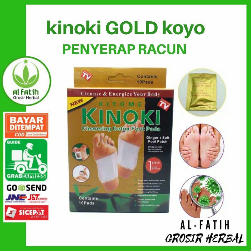 koyo kinoki | kinoki gold | kinoki koyo kaki | kinoki | kinoki asli original 1 box isi 10 pcs