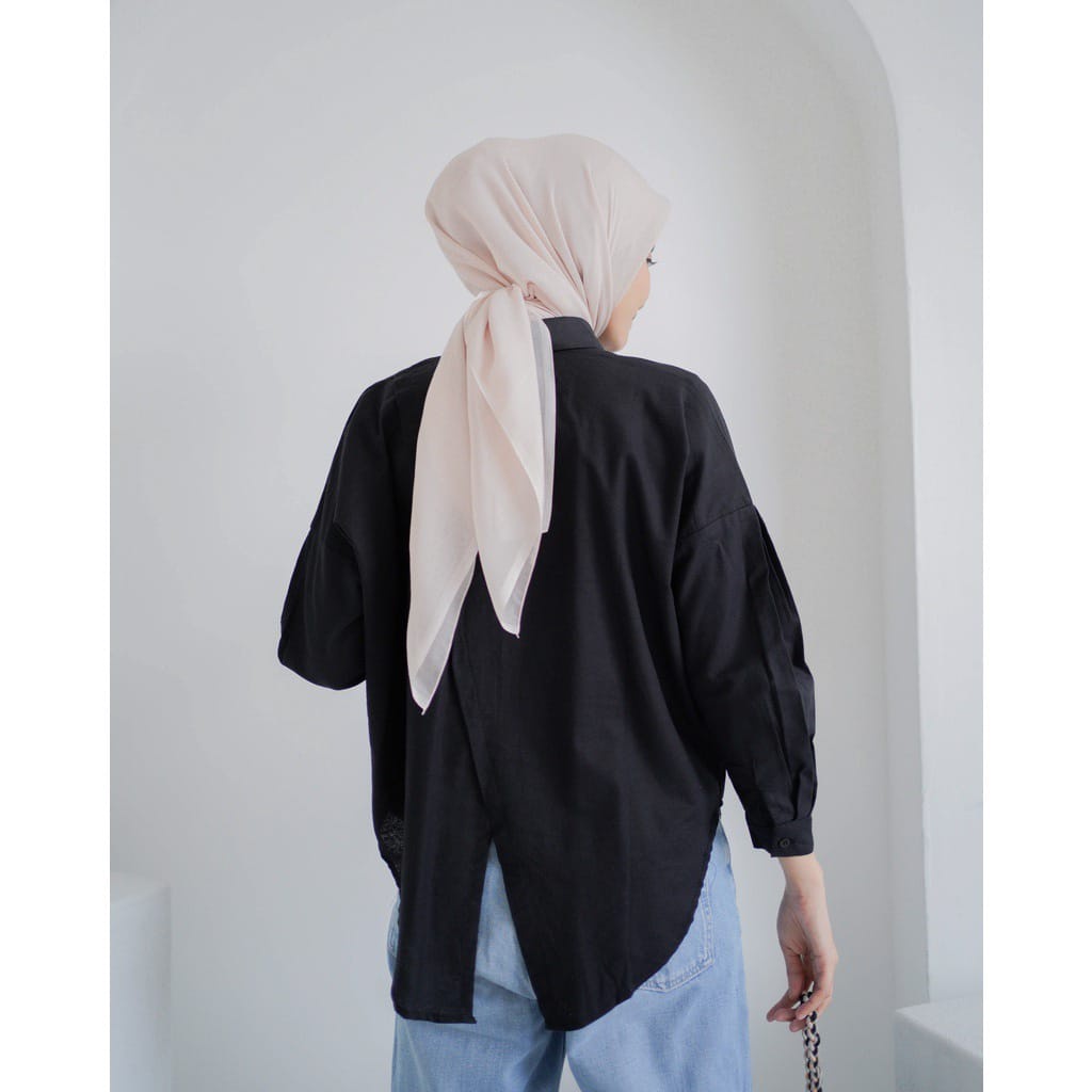 BEFAST - ZEC OOTD Kemeja HIRATA / Nelkaa LINEN Shirt / Kemeja Keluaran Terbaru / Atasan Lengan Panjang / Kemeja Oversize Wanita Kekinian / Pakaian Wanita Modis / Kemeja Polos Formal / Fashion Wanita Kerja Terbaru / Kemjeja Casual Wanita