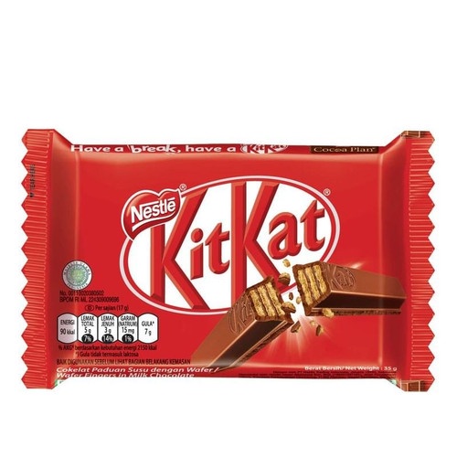 

WAFER COKLAT | KITKAT 4F 35GR | COKLAT POTONG | COKLAT KIT KAT