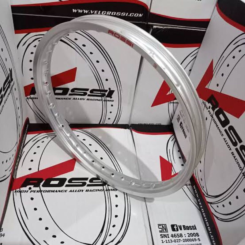 veleg rossi silver/veleg rossi wm/kotak/veleg rossi ring 17/veleg rossi ring 17 ukuran 140 warna sil