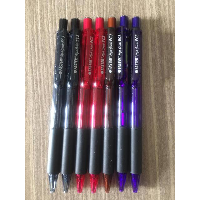 

Pulpen / Ballpoint Extra Fine Faster EC-3 Tinta hitam