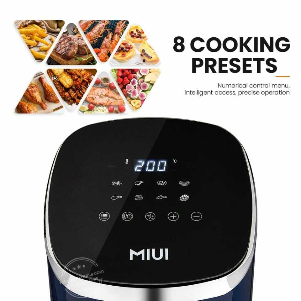 MIUI Air Fryer Mesin Penggoreng Tanpa Minyak 4.5L - KB2299-L - Blue