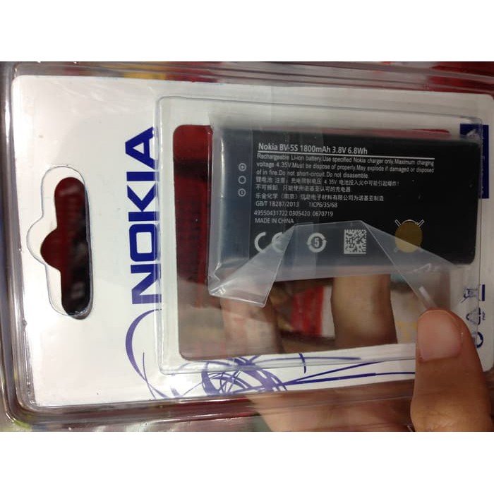 TERLARIS Baterai Nokia X2 Dual Sim BV-5s 1800Mah Original Cina