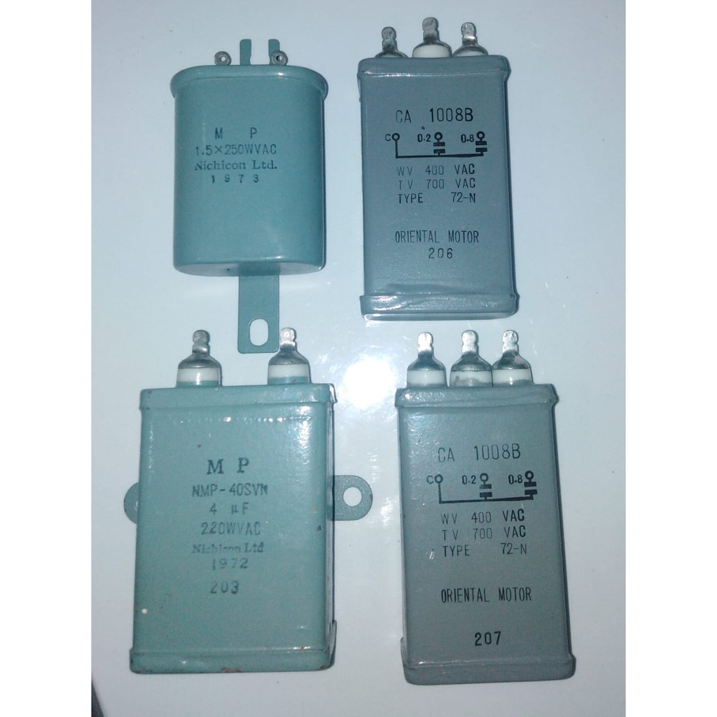 Oil Filled Capacitor untuk Audio System / Motor