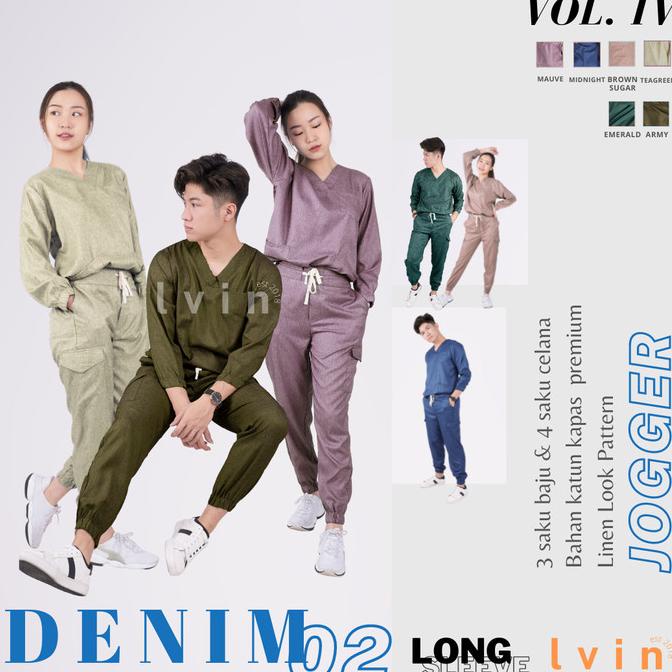 [ Lvin ] GRAIN - Baju OKA Lengan Panjang Joger / Baju Jaga / Baju Oka2