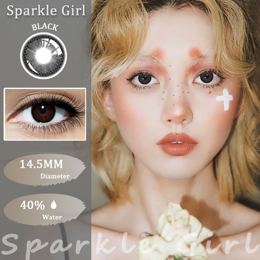 Eyeshare Myakhie Softlens Minus(-1 ~ -6) 14.2mm Brown Gray Minus Softlens