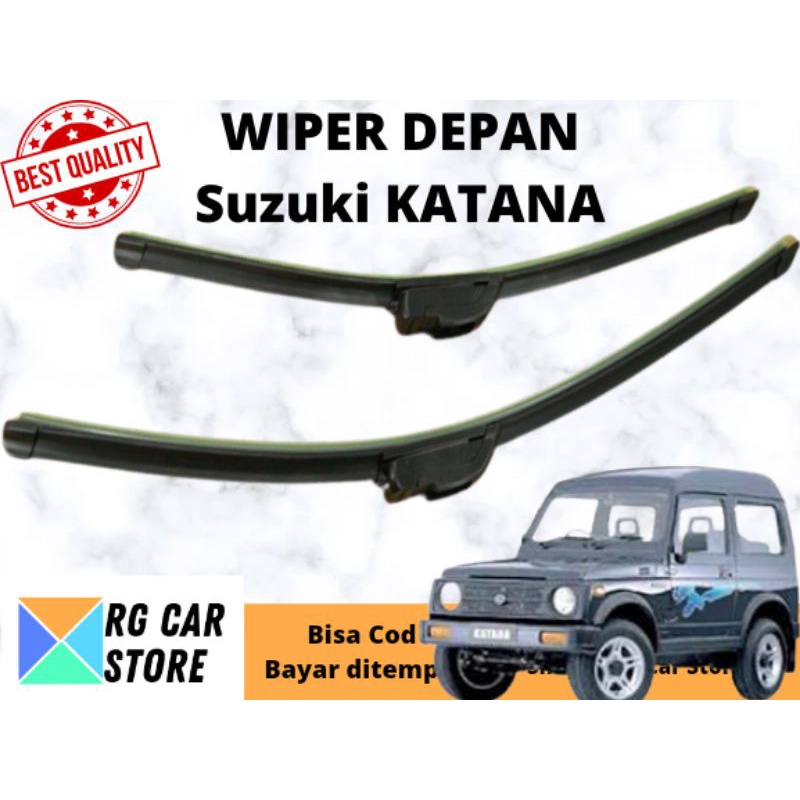 WIPER SUZUKI KATANA FRAMELESS ISI 2PCS DIJAMIN PNP BERKUALITAS