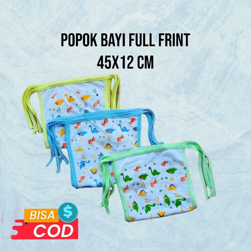 popok bayi full frint ( 1 lusin popok bayi motif dino )