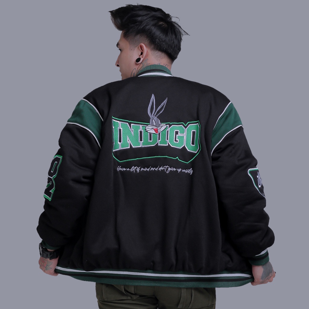 JAKET VARSITY ORIGINAL BY INDIGO LOONEY TUNES BUGS BUNNY