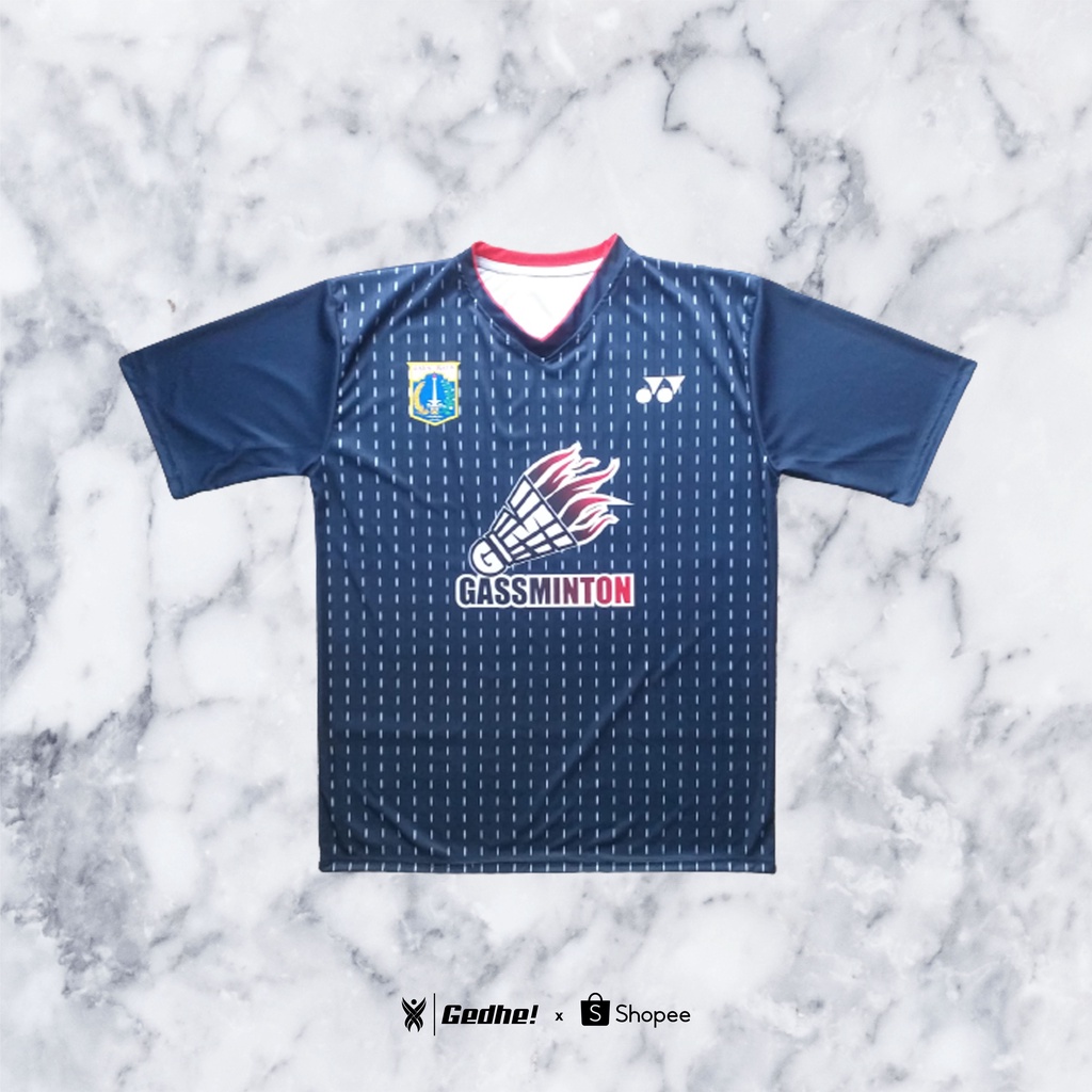 Jersey Badminton Custom Full Printing