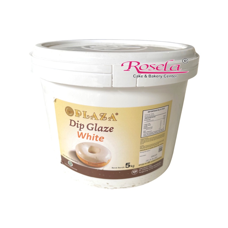 

PLAZA Dip Glaze White 5 Kg Glaze Susu Plaza