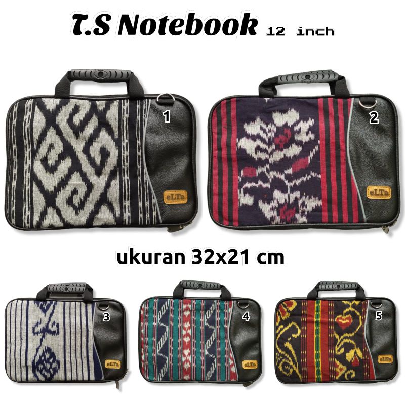 Tas Notebook 12 inch Tenun Indonesia