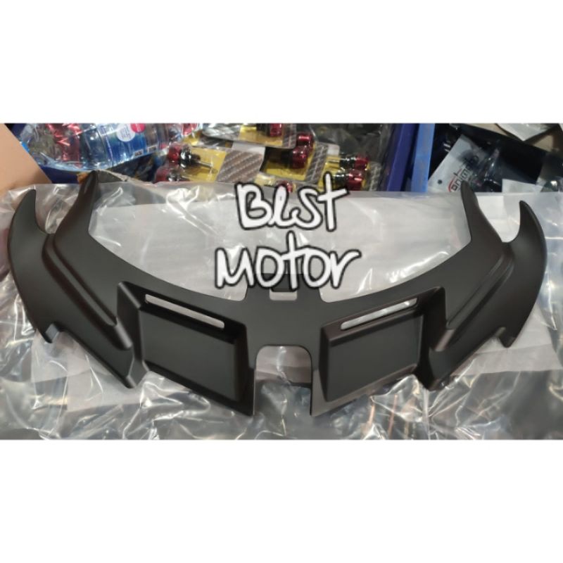 Winglet Honda Vario 160 New Plastik ABS Carbon Winglet Vario 160 Hitam Doff