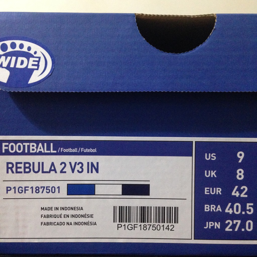 Sepatu Futsal Mizuno Rebula 2 V3 IN Hawaiian Ocean Blue P1GF187501 Original BNIB Promoted