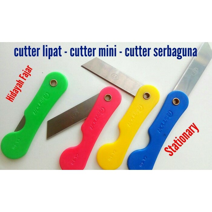 

GRH 551 PISAU CUTTER LIPAT WARNA RANDOM GROSIR TERMURAH
