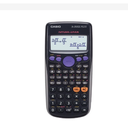 

ORIGINAL CASIO KALKULATOR FX-350ESPLUS - KALKULATOR SEKOLAH/KULIAH - SCIENTIFIC/SAINTIFIK