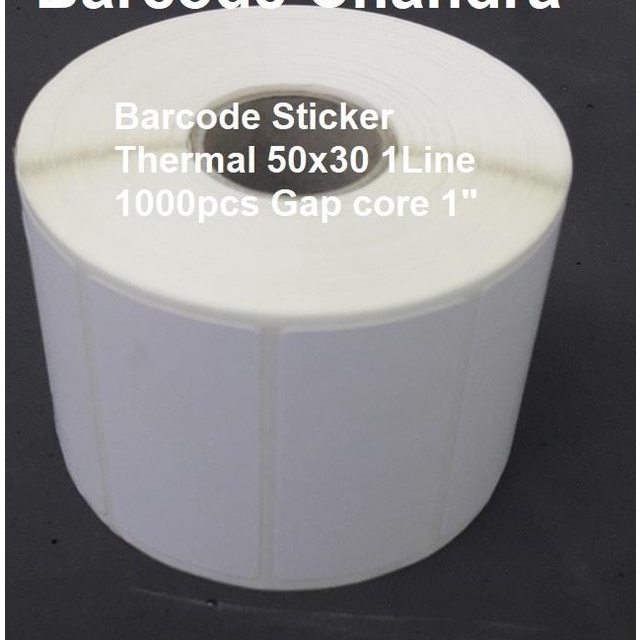 

➩ 50x30mm 1line 1000pcs gap core1",direct thermal label sticker care ⅍
