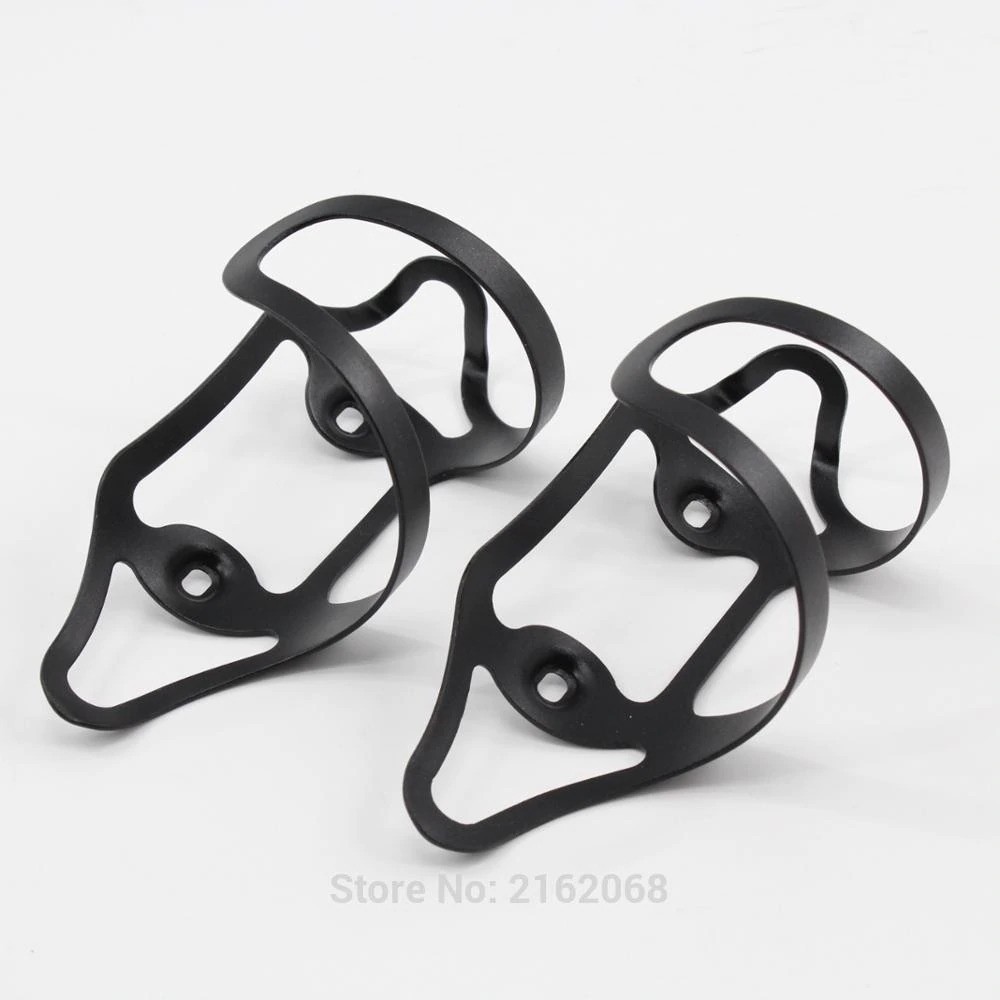 TaffSPORT Holder Botol Minum Sepeda MTB Aluminium Bottle Cage - 2017-11B - Black