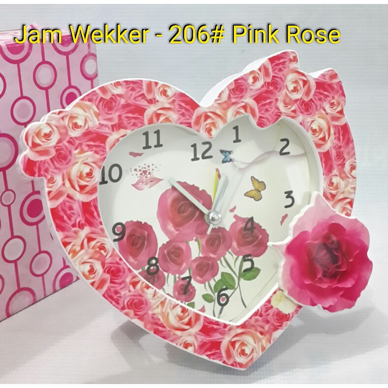 Jam Weeker termurah jam Tidur Love Rose 206