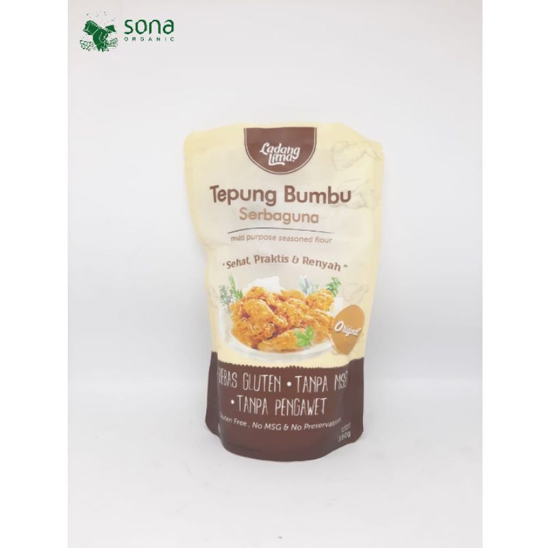 

Tepung bumbu serbaguna bebas gluten ladang lima