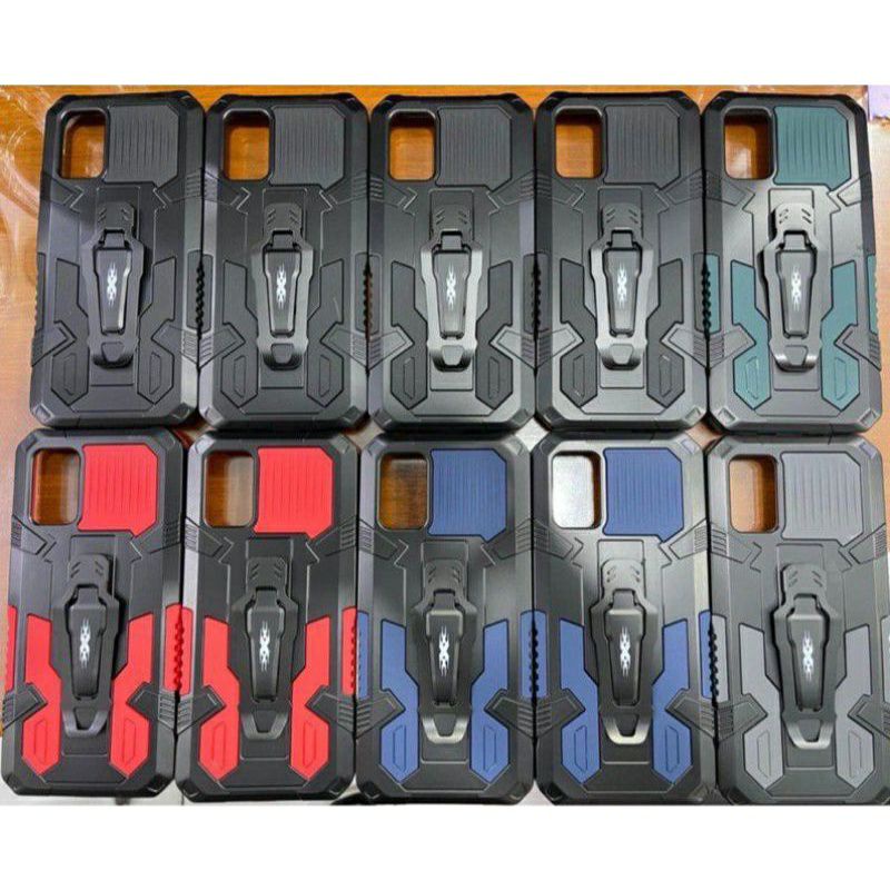 [JH] Infinix Hot 9 Play/Hot 10 Play I-Crystal Robot Silikon Ring Standing Cover Casing HP Hardcase