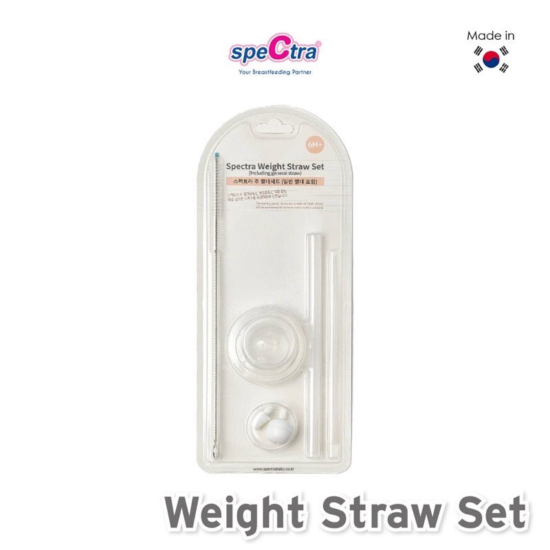 Spectra Weight Straw Set / Set Sedotan Spectra (termasuk sedotan biasa)