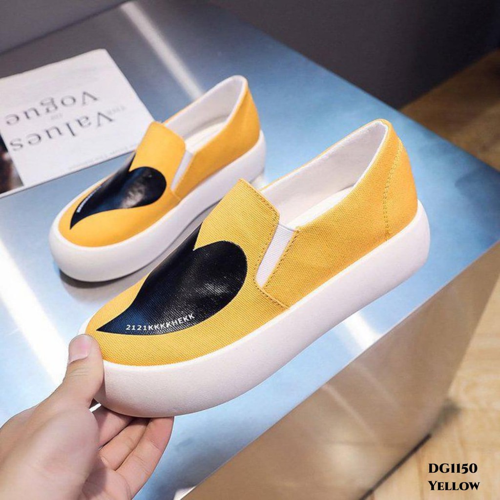 RESTOCK WYN SNEAKERS HIGHSOLE HEART STYLE COMMUTER FASHION KOREA DG1150