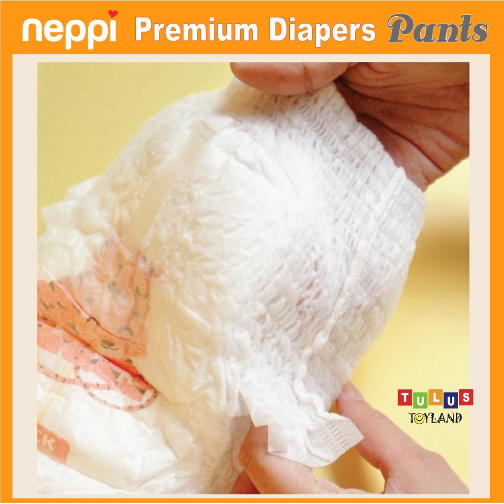 NEPPI Diapers PANTS Premium M 28 / L 26 / XL 22 / XXL 18 Popok Celana Anak Bayi Pampers Murah