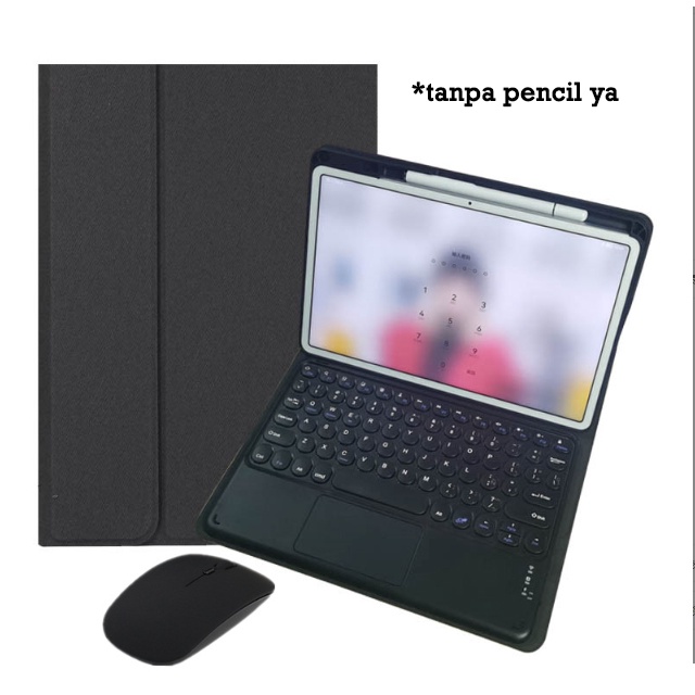 Case iPad Pro 11 Pro 12.9 Keyboard Mouse 2021 Casing wireless Magnetic Tab baru bluetooth standing apple