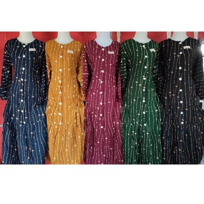 jilbab lulu lengan , Longdress andin kancing, Daster lowo Batik Ratu Jawa (Req by order Meily)