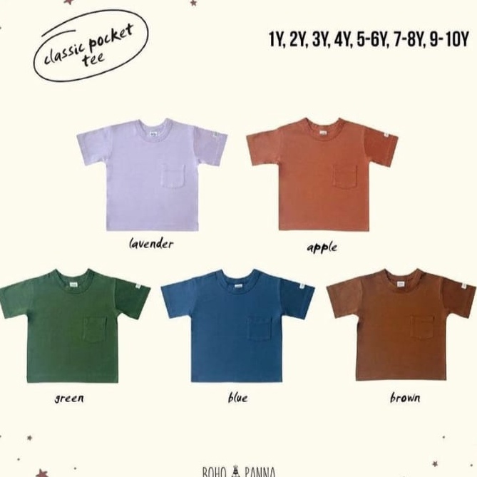 Bohobaby Classic Pocket Tee