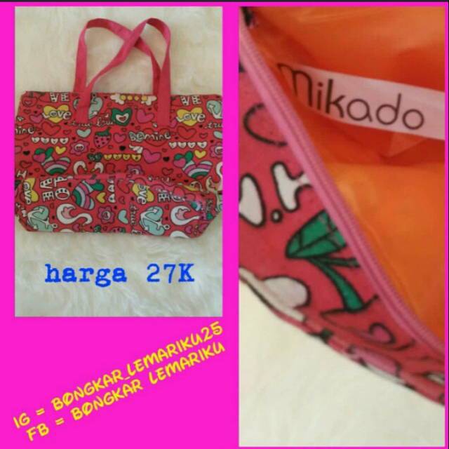 Tas Mikado pink fanta