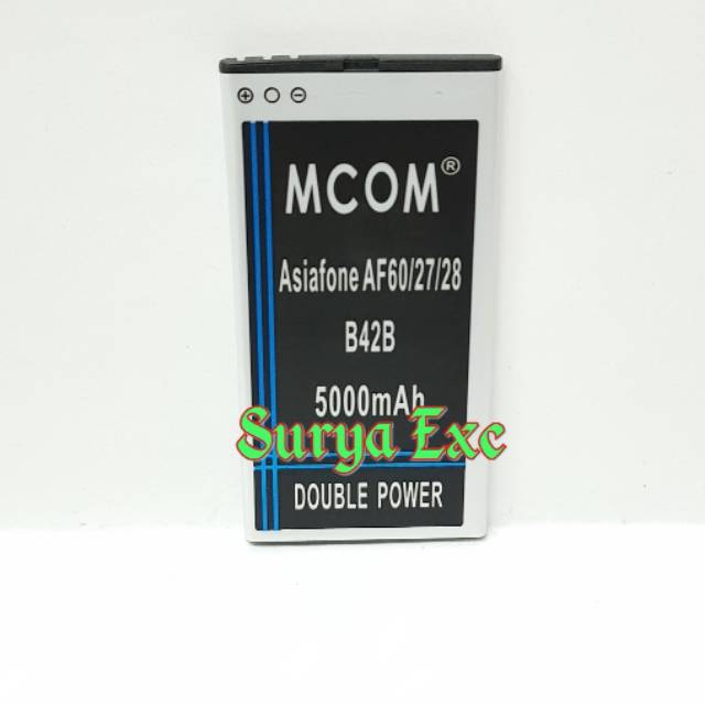 Baterai AsiaFone B42B /AF60 /Af27 /Af28 Asia Fone B42B / AF60 / AF27 /Af28 Double IC Protection