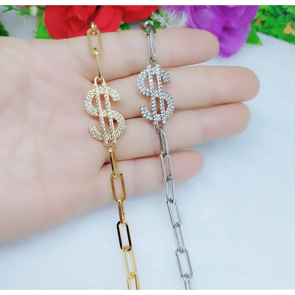 Gelang xuping permata lapis emas perhiasan fashion 0391-0392