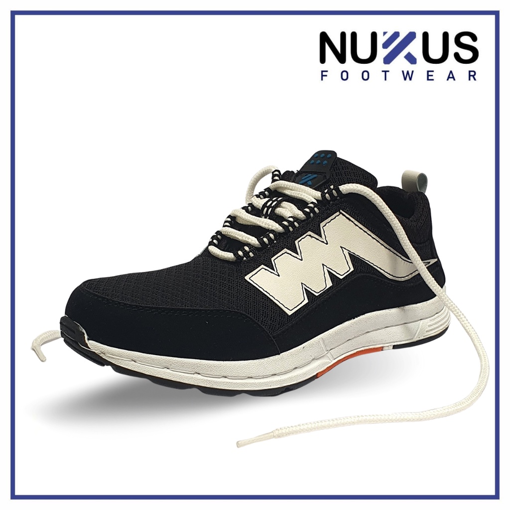 Nukus Sepatu Kets Running Pria Tali Putih - NKTM HP 04