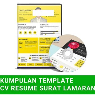 Kumpulan Ratusan Desain Template Cv Resume Surat Lamaran Kerja Shopee Indonesia