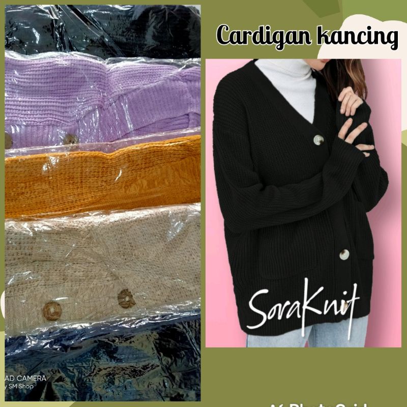 Cardigan rajut kancing / cardigan rajut mariska