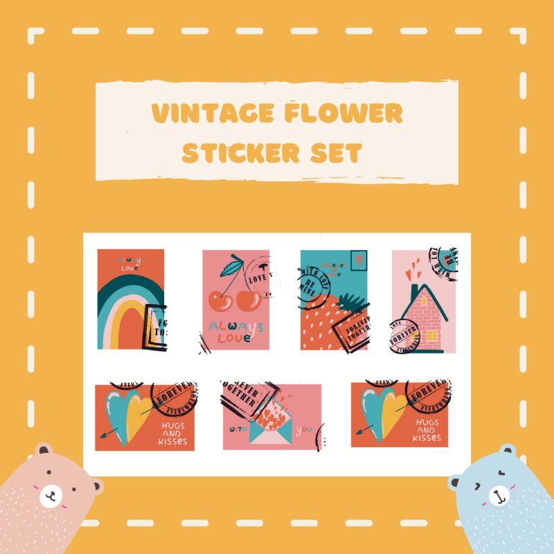 

STIKER PERANGKO AESTHETIC