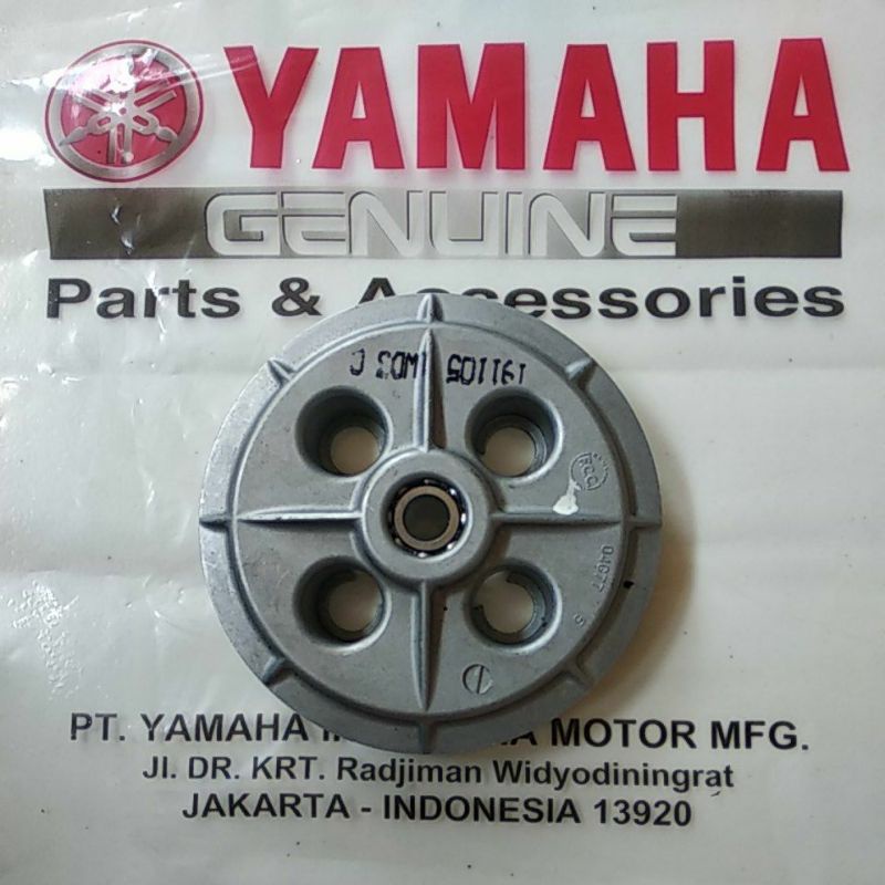 TUTUP RUMAH KAMPAS KOPLING LAWAN KAKI 4 R25 MT25 ORIGINAL