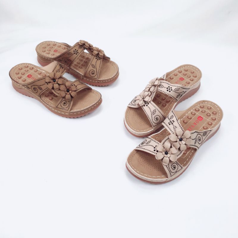 Norvid Sandal Wanita Ringan Glitter Mc7321