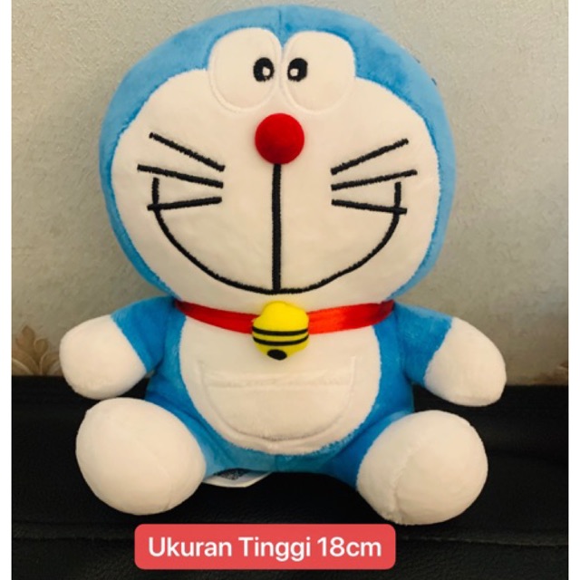 Jual BONEKA DORAEMON SENYUM MULUT KEBUKA & MULUT KETUTUP UKURAN TINGGI