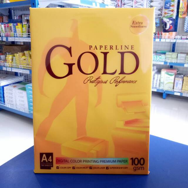 HOT ITEM Kertas HVS A4 100 gram paperline gold