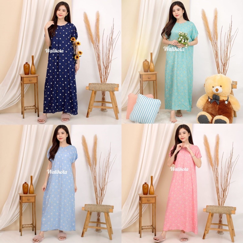 DASTER RAYON PANJANG HOME DRESS PREMIUM BUSUI RESLETING