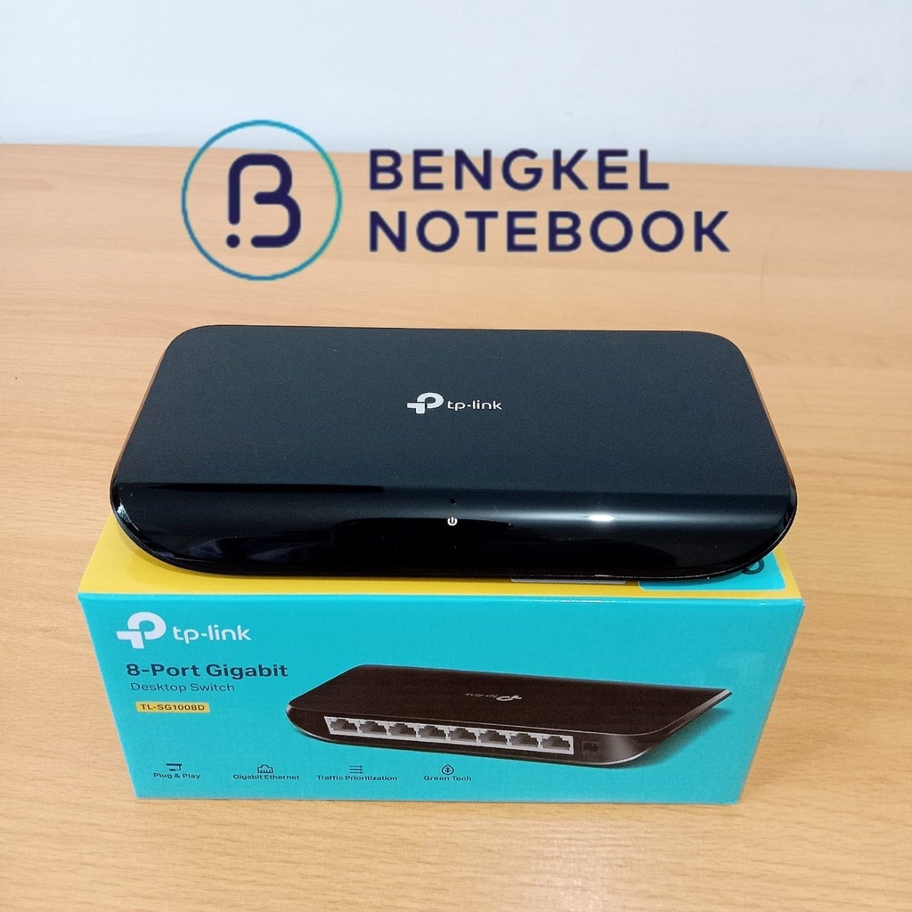 Tp-Link 8 Port 10, 100, 1000Mbps Gigabit Desktop Switch TL-SG1008D