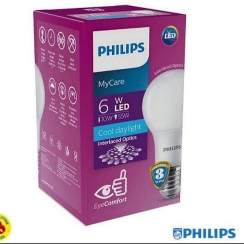 Bohlam Led 6W PHILIPS