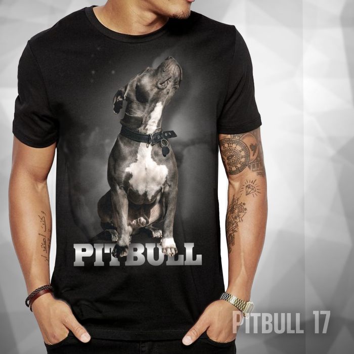 Kaos Anjing PITBULL Baju Doggy Tshirt Distro Animal Dewasa dan Anak Keren Bagus Dog Lovers