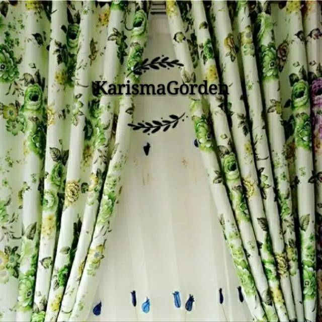 Cuci Gudang Gorden Shaby Flower qZom9RHz6GwVQ