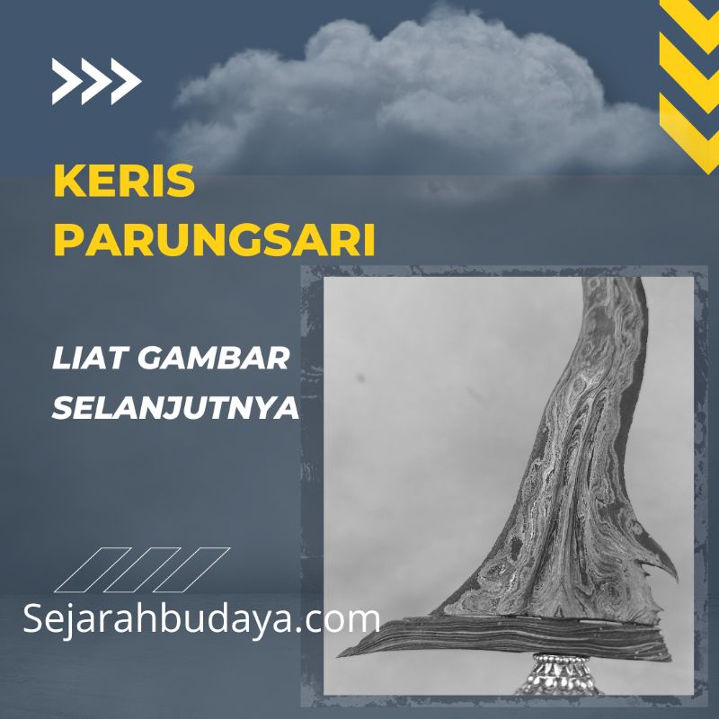 Keris Parungsari Sengkelat Mataram Sultan Agung