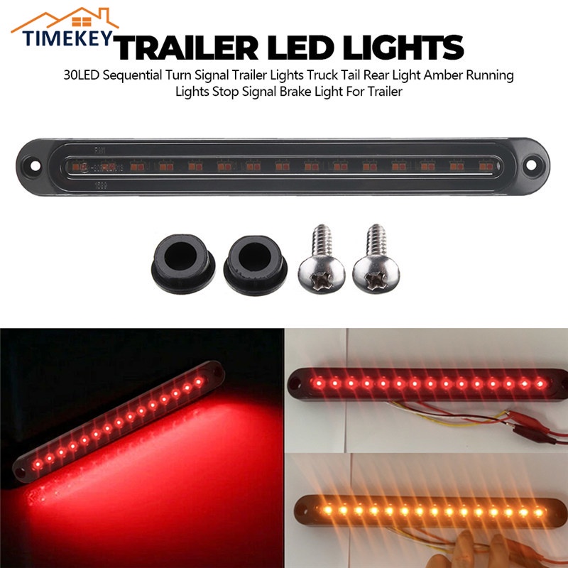 TK 30LED Rear Light Trailer Stop Signal Trailer LED Lights Truck Lights LED Tail Light 10-30V Tail Brake Light